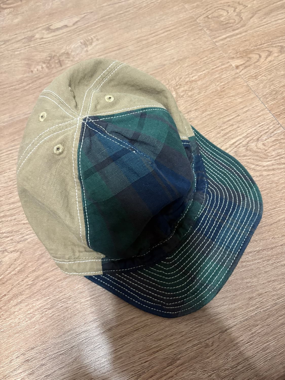 캐피탈 체크 캡 모자 상품이미지7