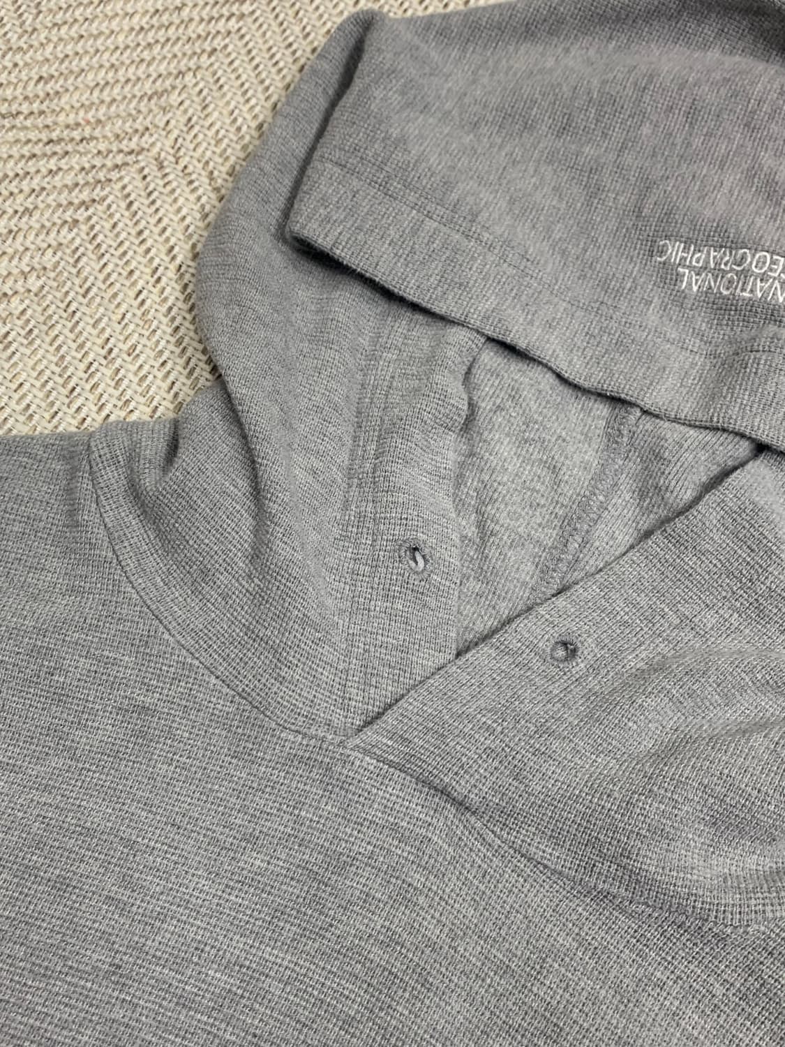 내셔널지오그래픽 그레이 후드티 M 상품이미지3