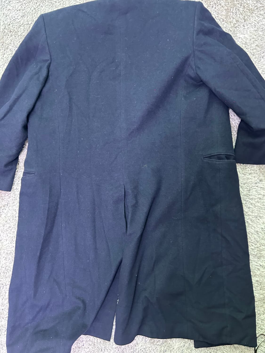 일제 HARDY ARMIES 캐시미어혼방 코트 사이즈 105-110 상품이미지8