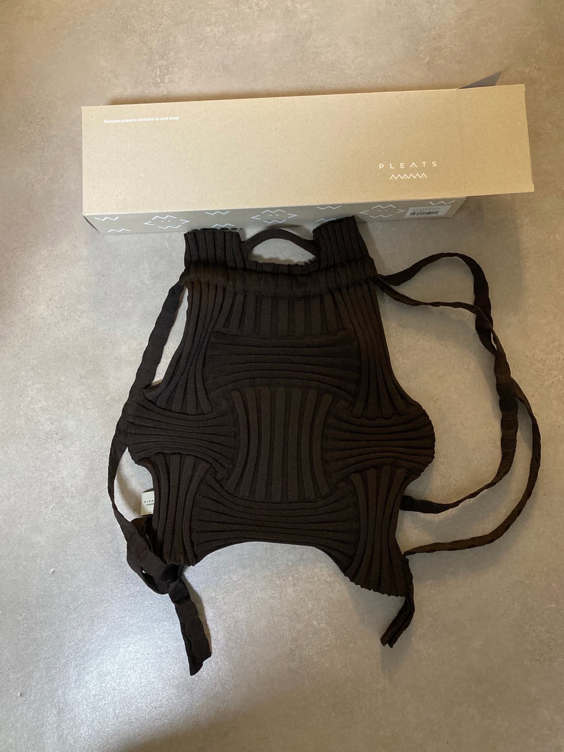 플리츠마마 뉴보우백팩 브라운 상품이미지5