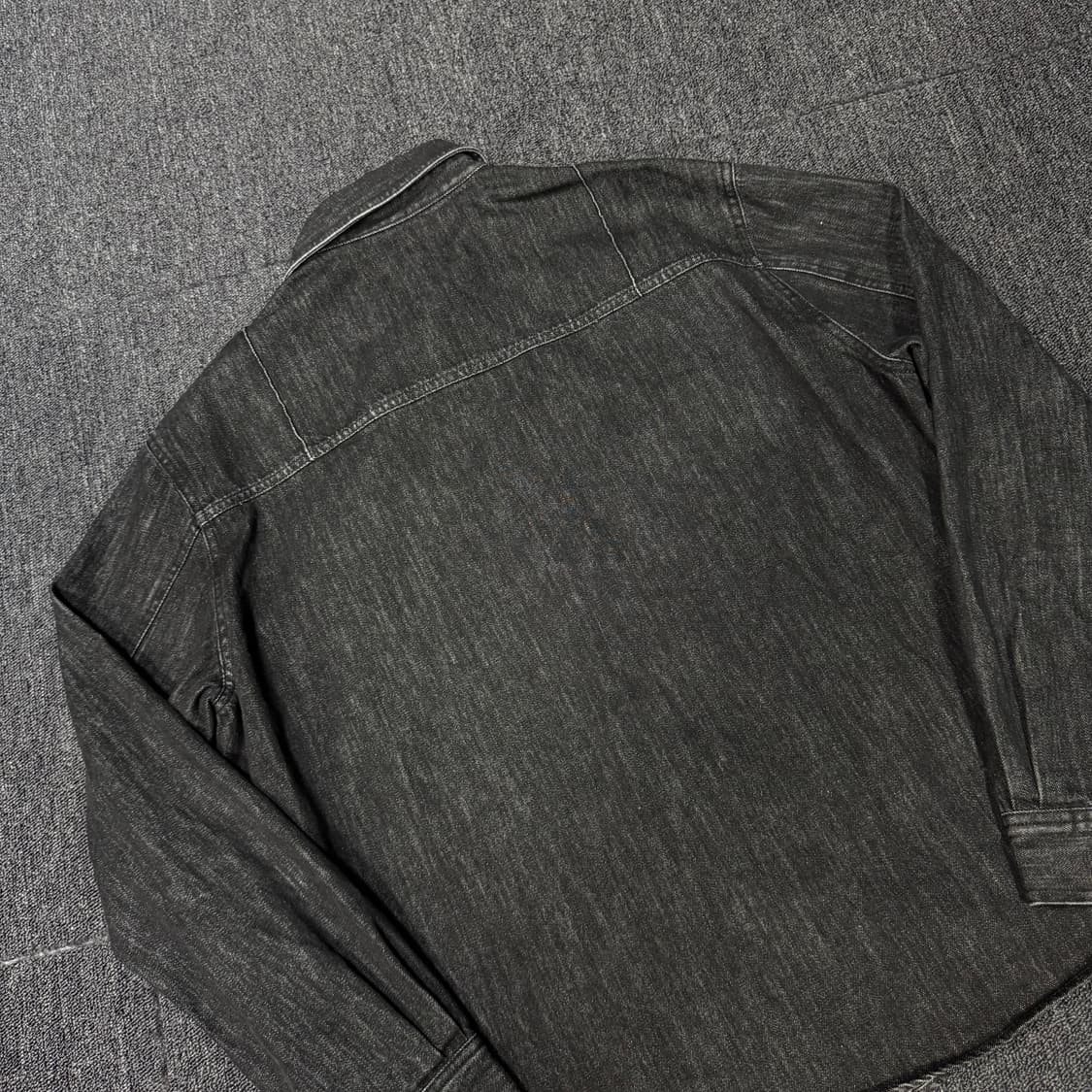 Coor 쿠어 25ss 워시드 데님 포켓 셔츠 상품이미지7