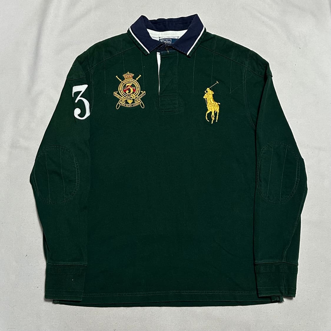 L 폴로랄프로렌 그린 빅포니 럭비 티셔츠 상품이미지2
