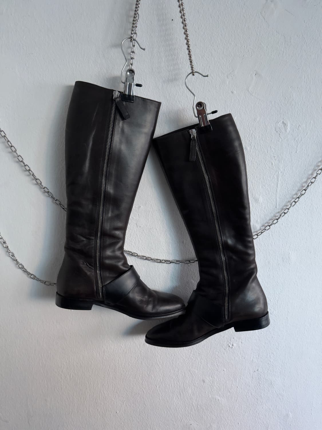 겐조 슈링크레더 버클 롱부츠 상품이미지3