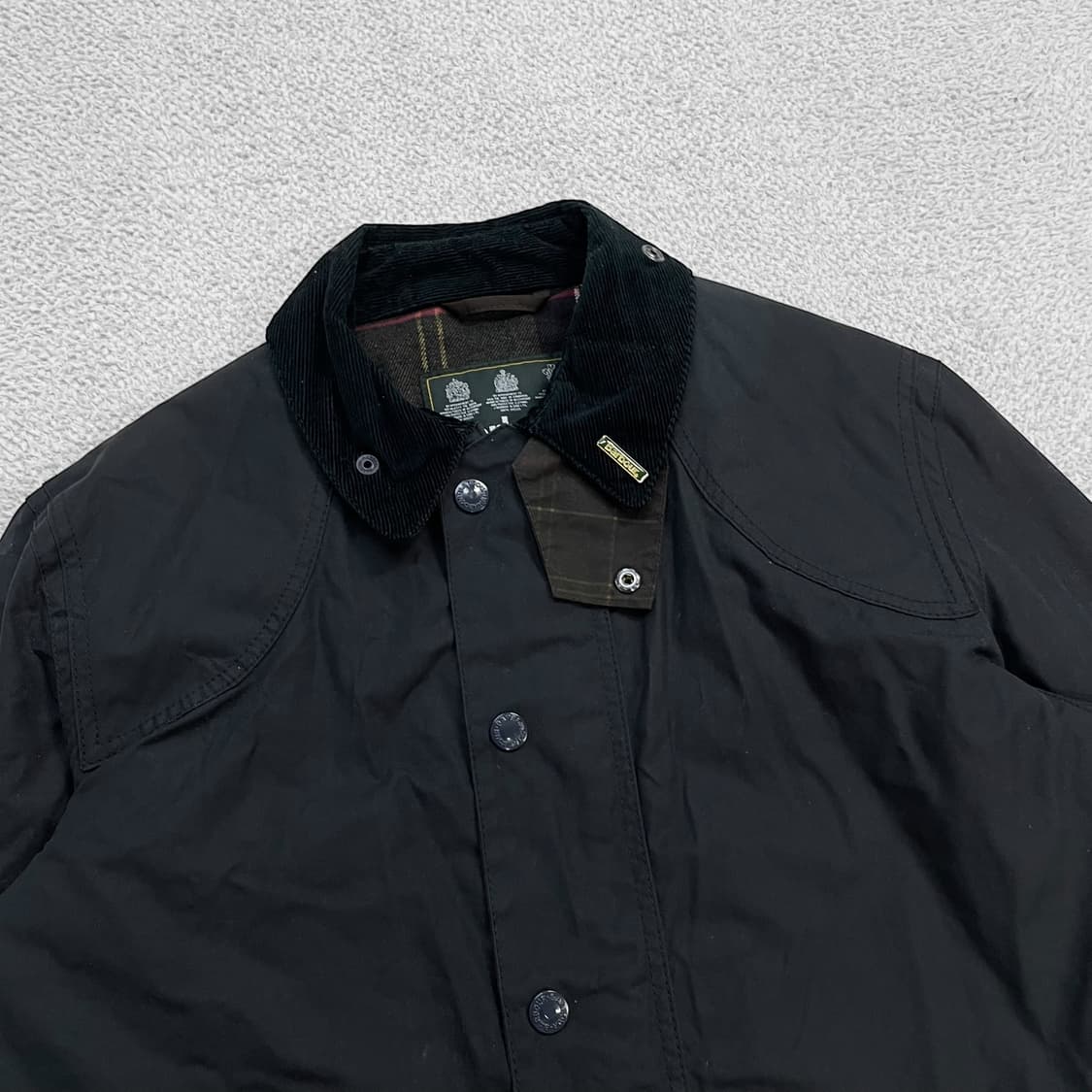 바버 Barbour digby 퀄티드 왁스 자켓 다크네이비 상품이미지2