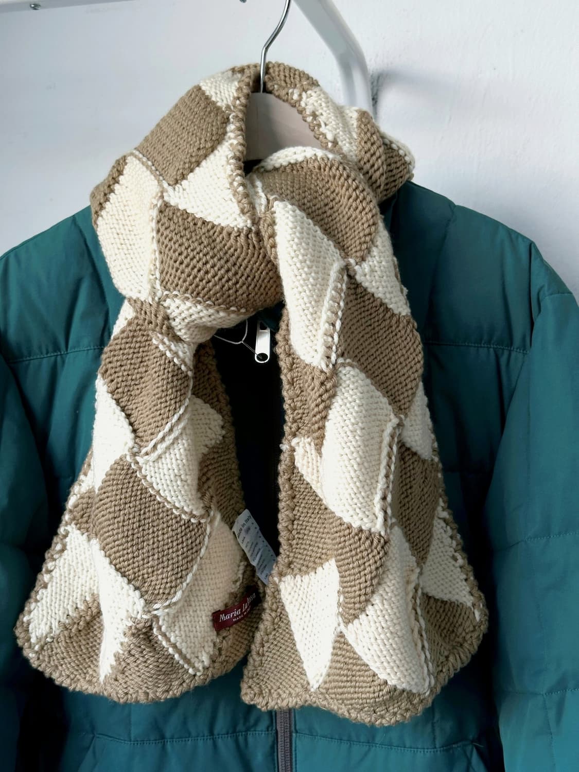 Italy made design pattern knit muffler 상품이미지8