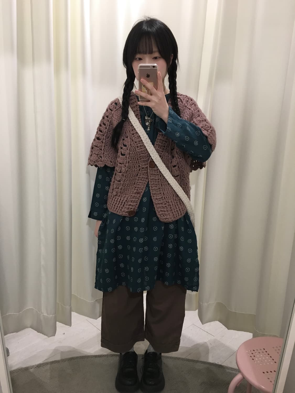 모리 레아어드 크로쉐 가디건 상품이미지2