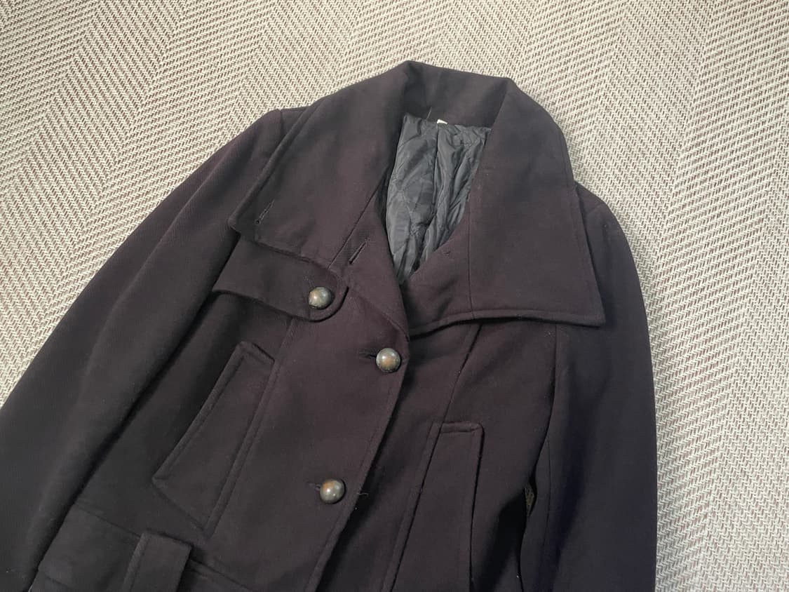 빈티지 클래식 더블 버튼 피코트 J03613 상품이미지2