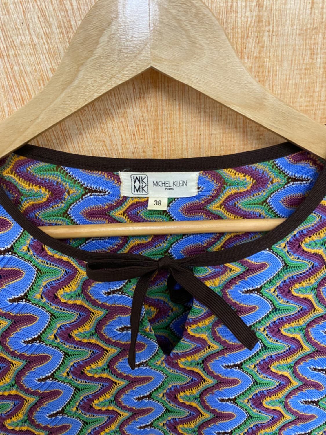 MICHEL KLEIN psychedelic crochet blouse  상품이미지6
