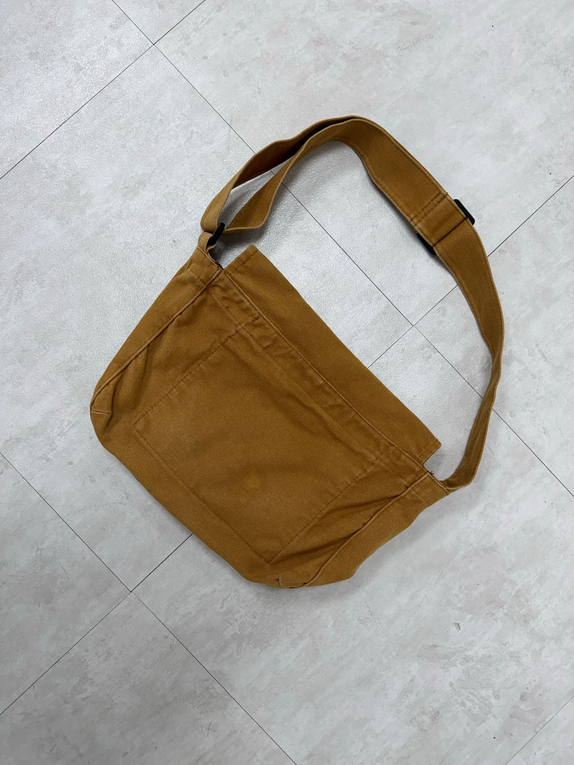 •빈티지 브라운 캔버스 크로스백 상품이미지3