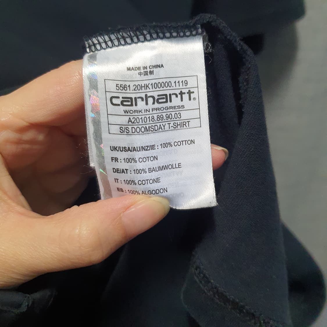 칼하트 c로고  반팔티  상품이미지4