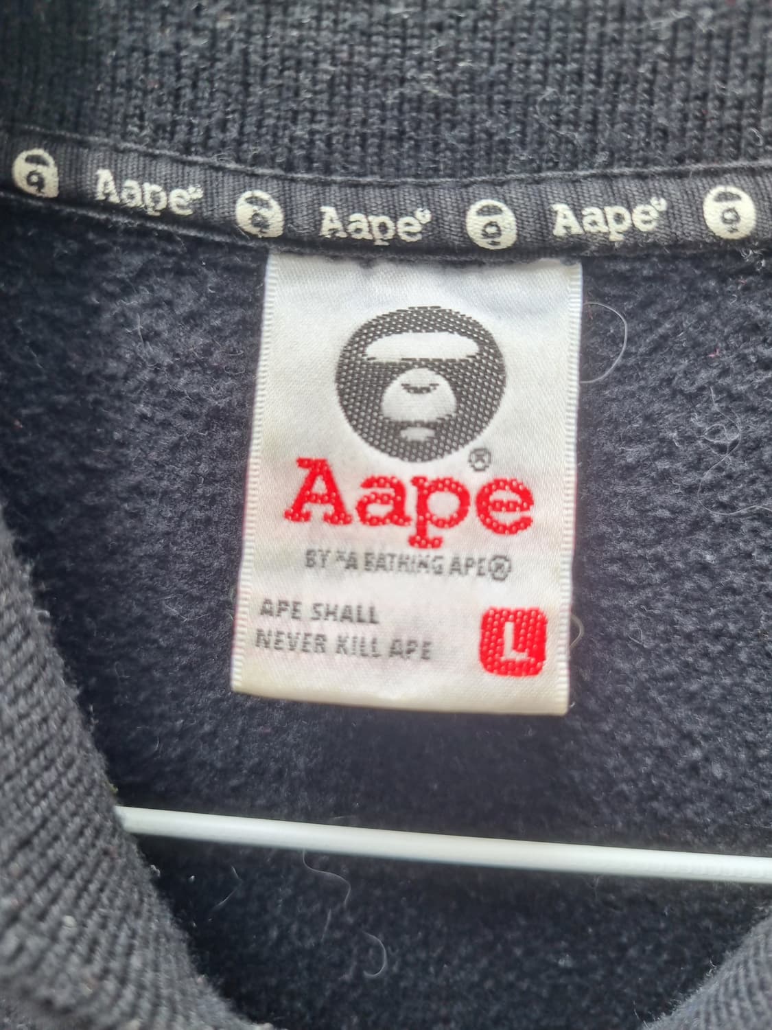 Aape universe 기모 자켓  라지 상품이미지6