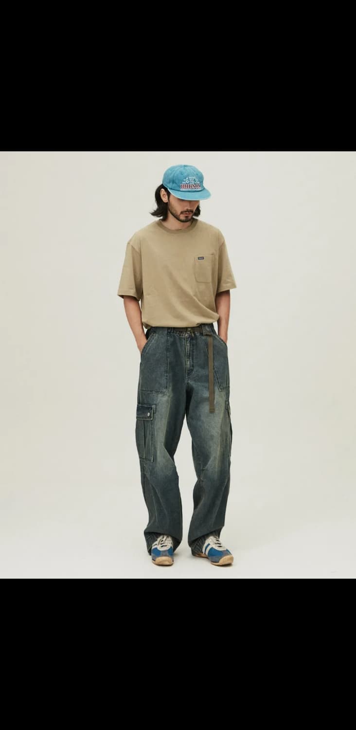 펜필드 카고 데님 P75 CARGO JEAN INDIGO_FP3WP30U 상품이미지1