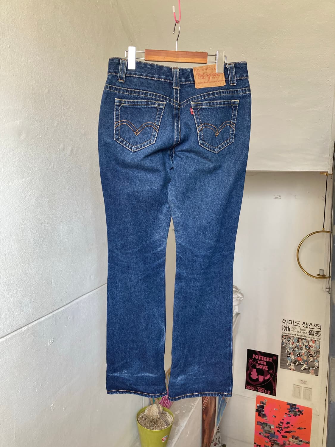 리바이스 LEVIS 901 중청 스트레이트 진 상품이미지5