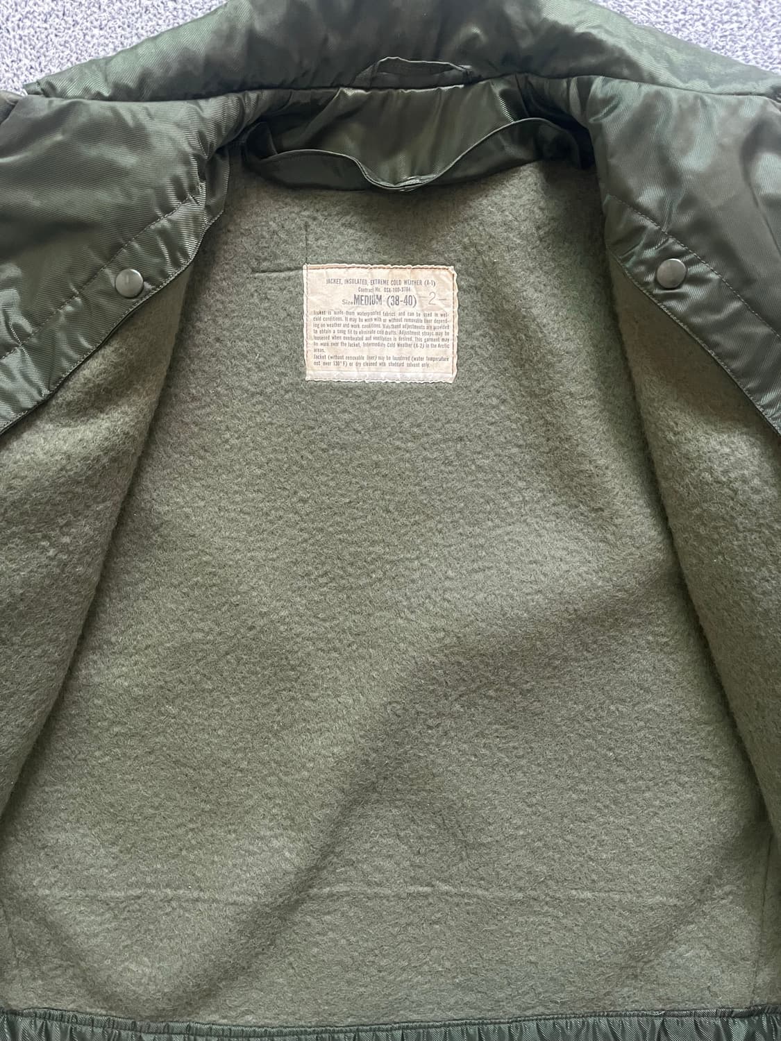 1966 US NAVY A-1 덱자켓 M (38-40) 상품이미지5