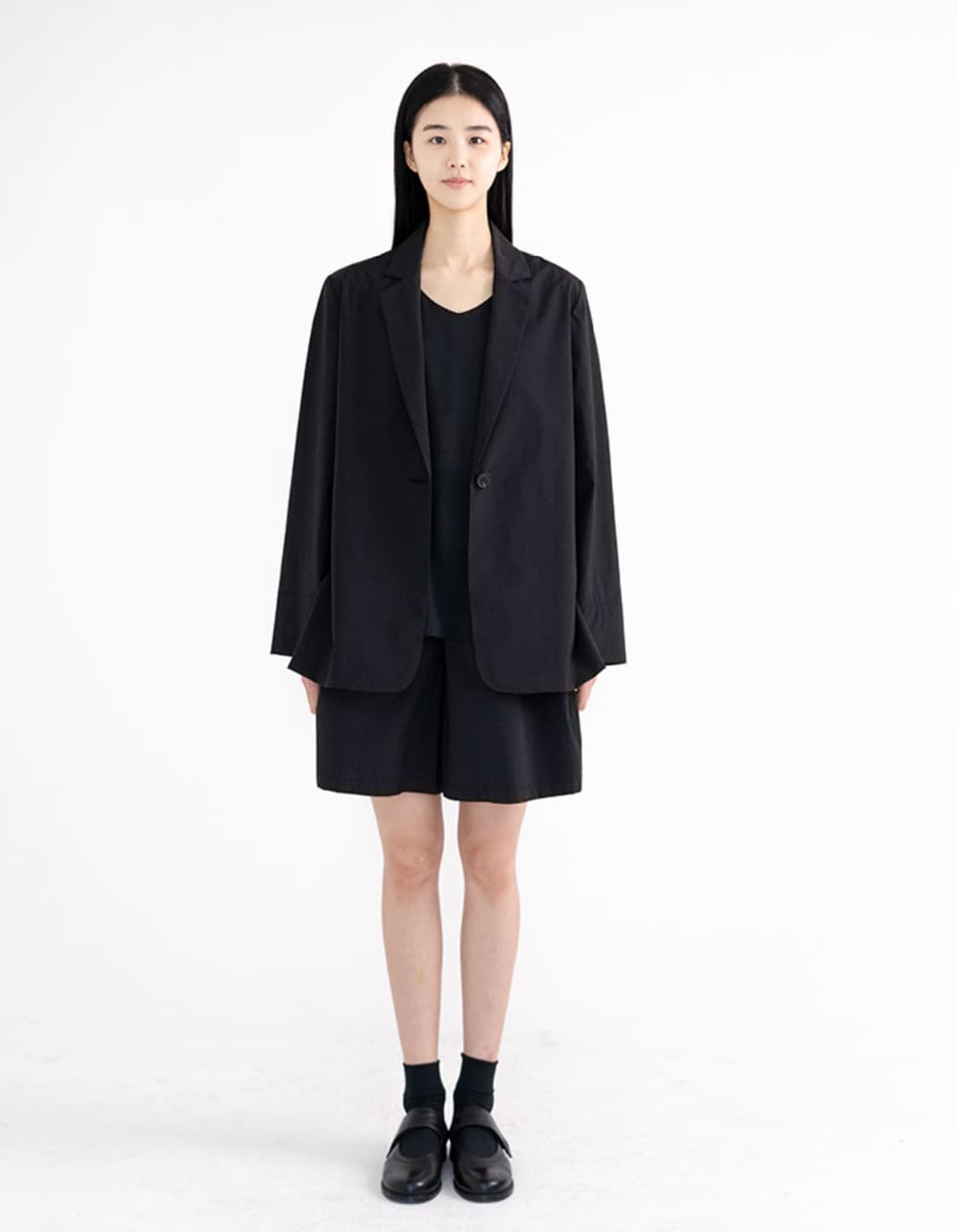 유노이아 나일론 블레이저 상품이미지1