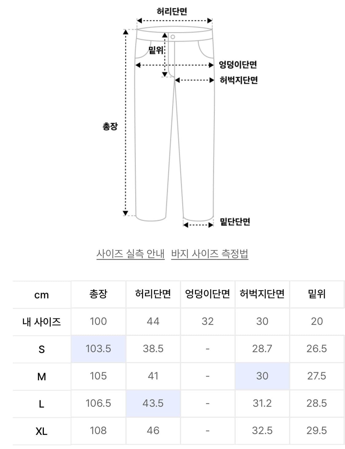 피스워커 페일 라이트닝 데님 팬츠 XL 상품이미지6