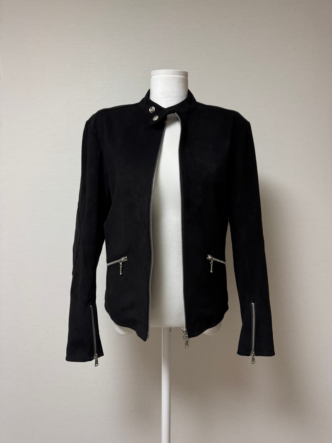 마뗑킴) 스웨이드 봄버 자켓 상품이미지5