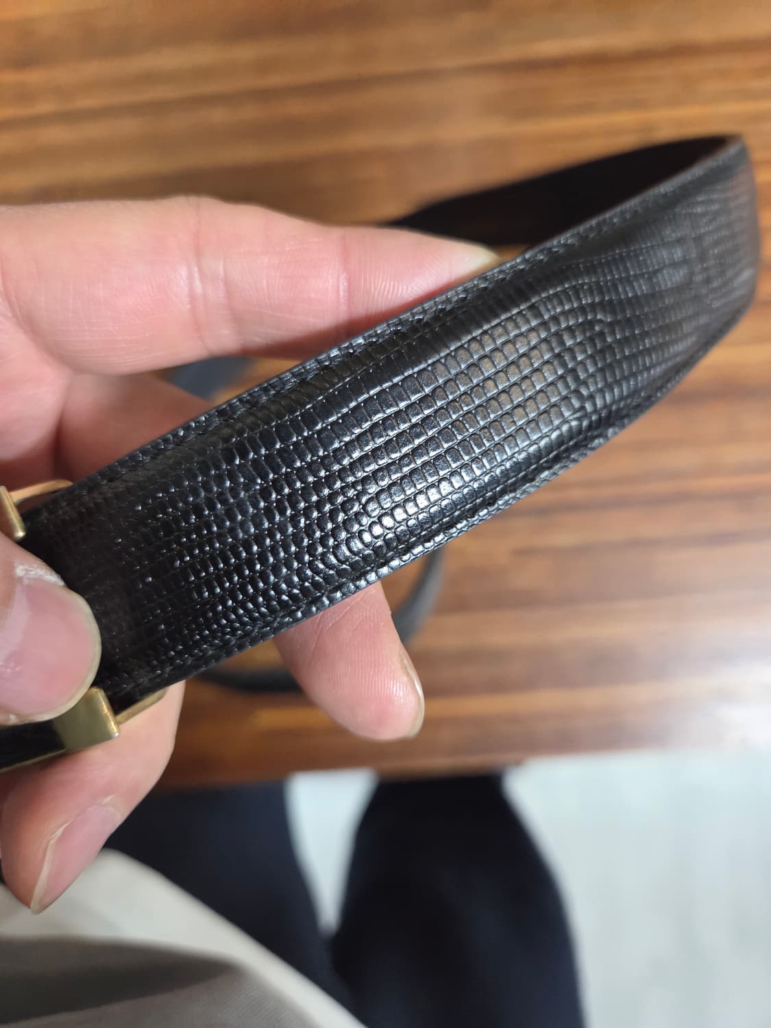 보브 vov 가죽 벨트 대략 96cm 상품이미지3