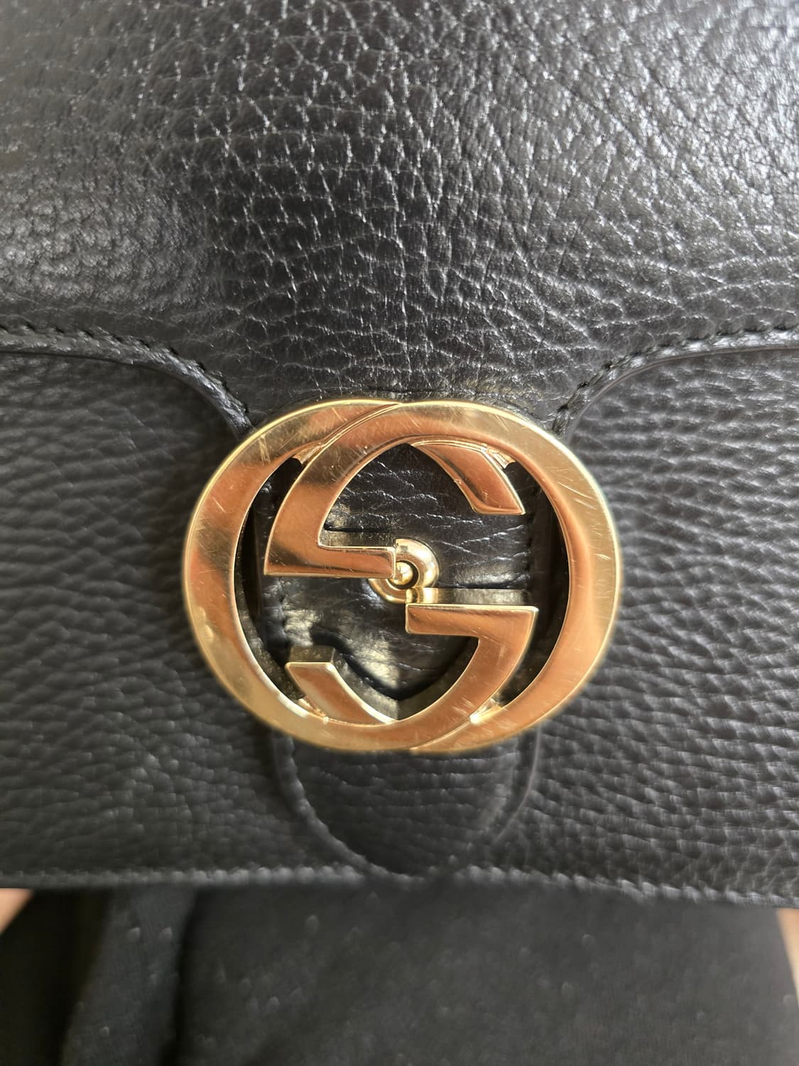 구찌 gg 인터로킹 블랙 체인백 크로스백 상품이미지2