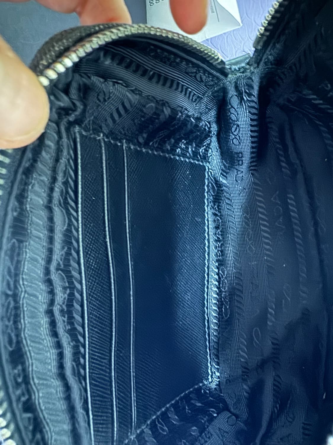 프라다 데님 미니크로스백 상품이미지5