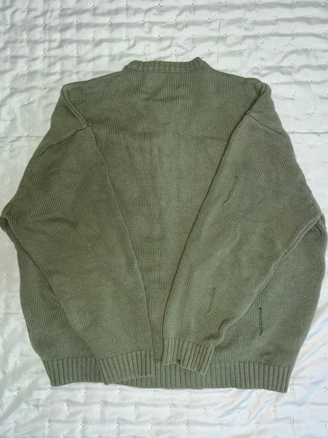 엑스톤즈 XTK037 보운 니트 집업 (KHAKI) 상품이미지3