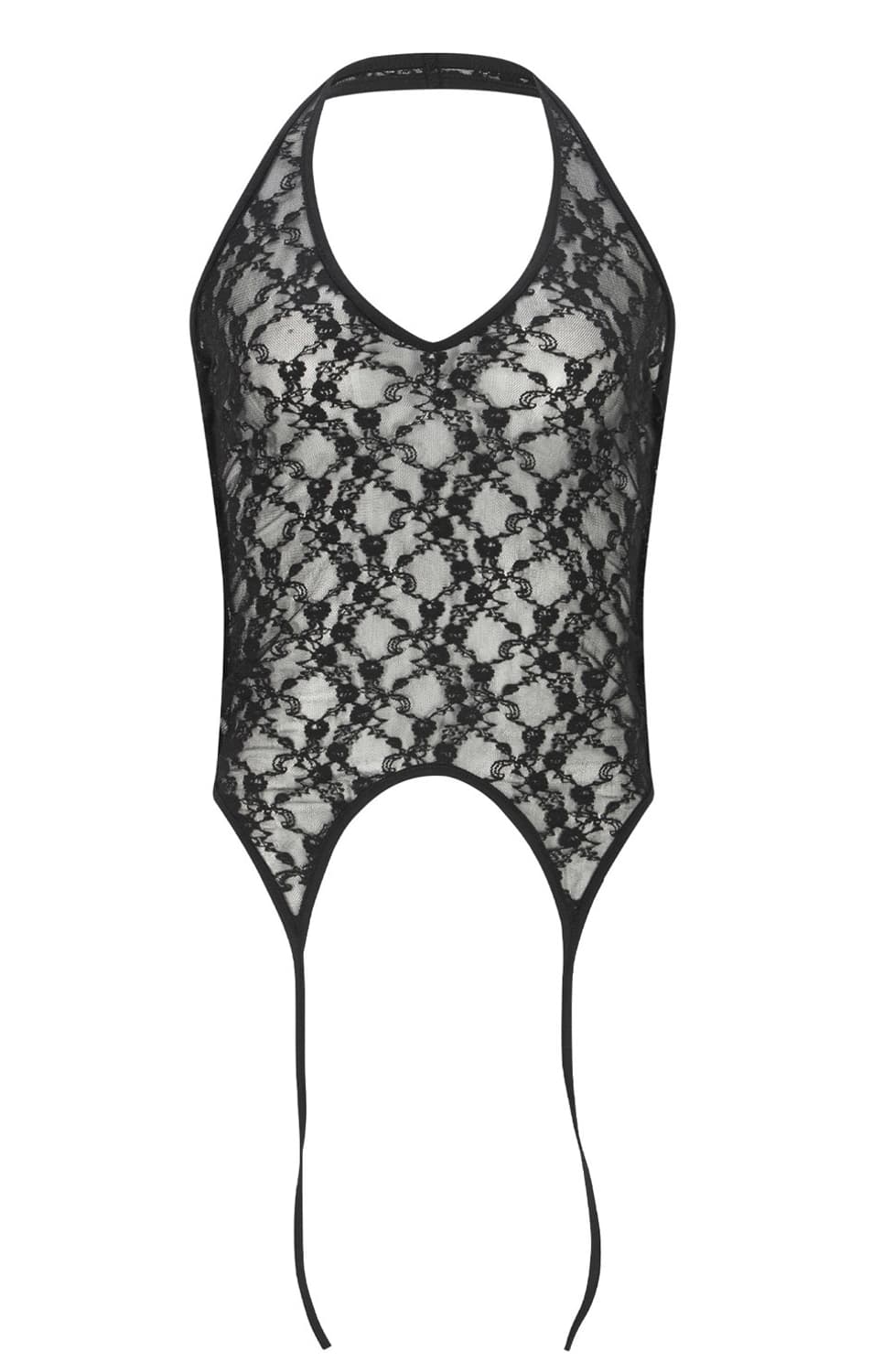 플리즈노팔로우 Lua Garter Lace Halter Sleeveles 상품이미지2
