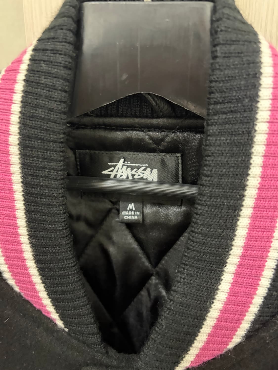 스투시 S 토크 멜튼 바시티 블랙 m 상품이미지5