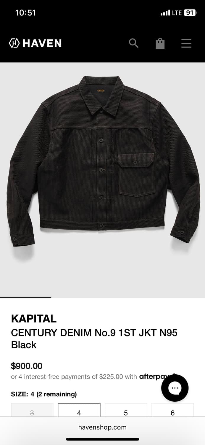 캐피탈 센츄리 데님 No.9 자켓 상품이미지1