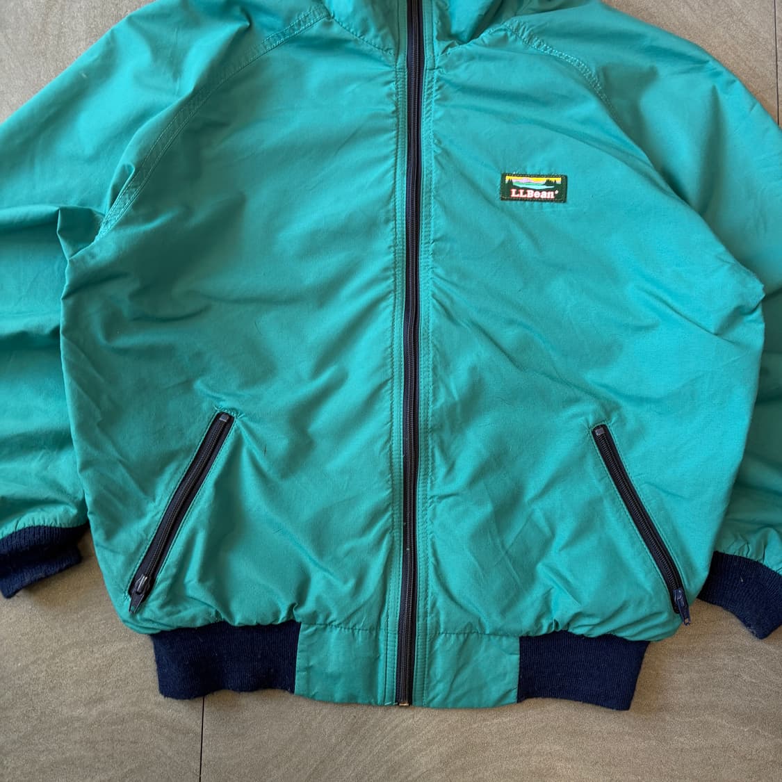 90s L.L.bean 90년대 엘엘빈 청록 컬러 쓰리 시즌 웜업 자켓 상품이미지4