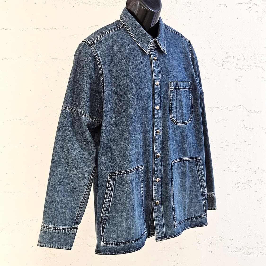 [M] 크롬하츠 카펜터 워크독 데님 자켓 B1213C174 상품이미지2