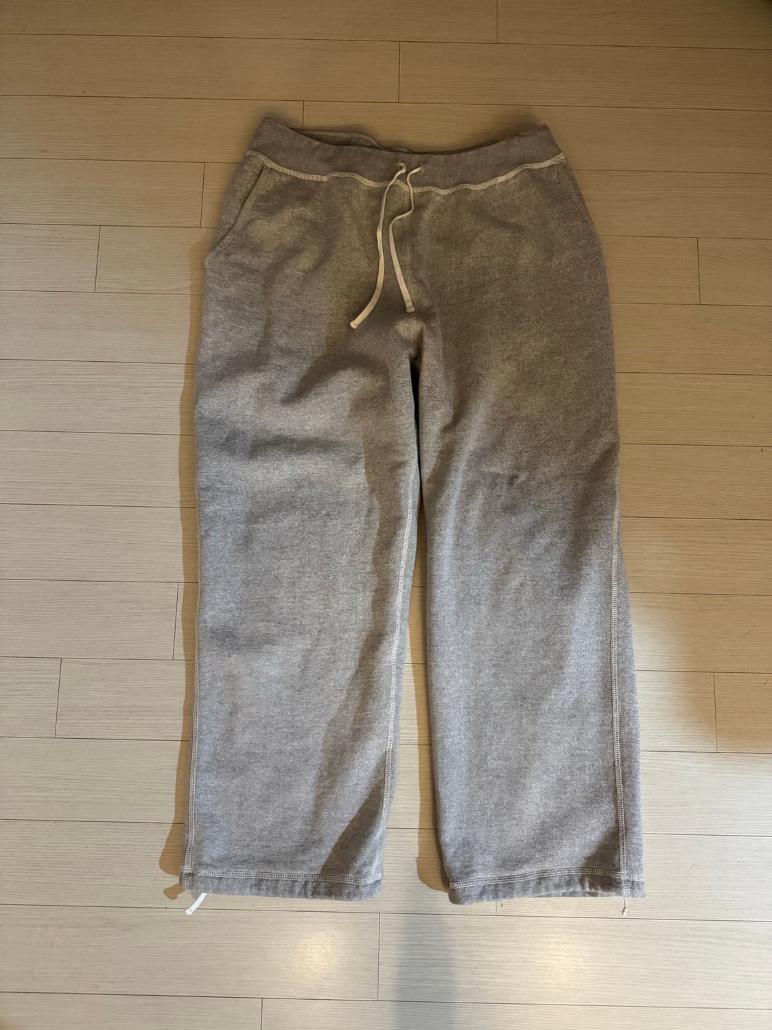 (3)아프레쎄 빈티지 스웻팬츠 그레이 상품이미지2