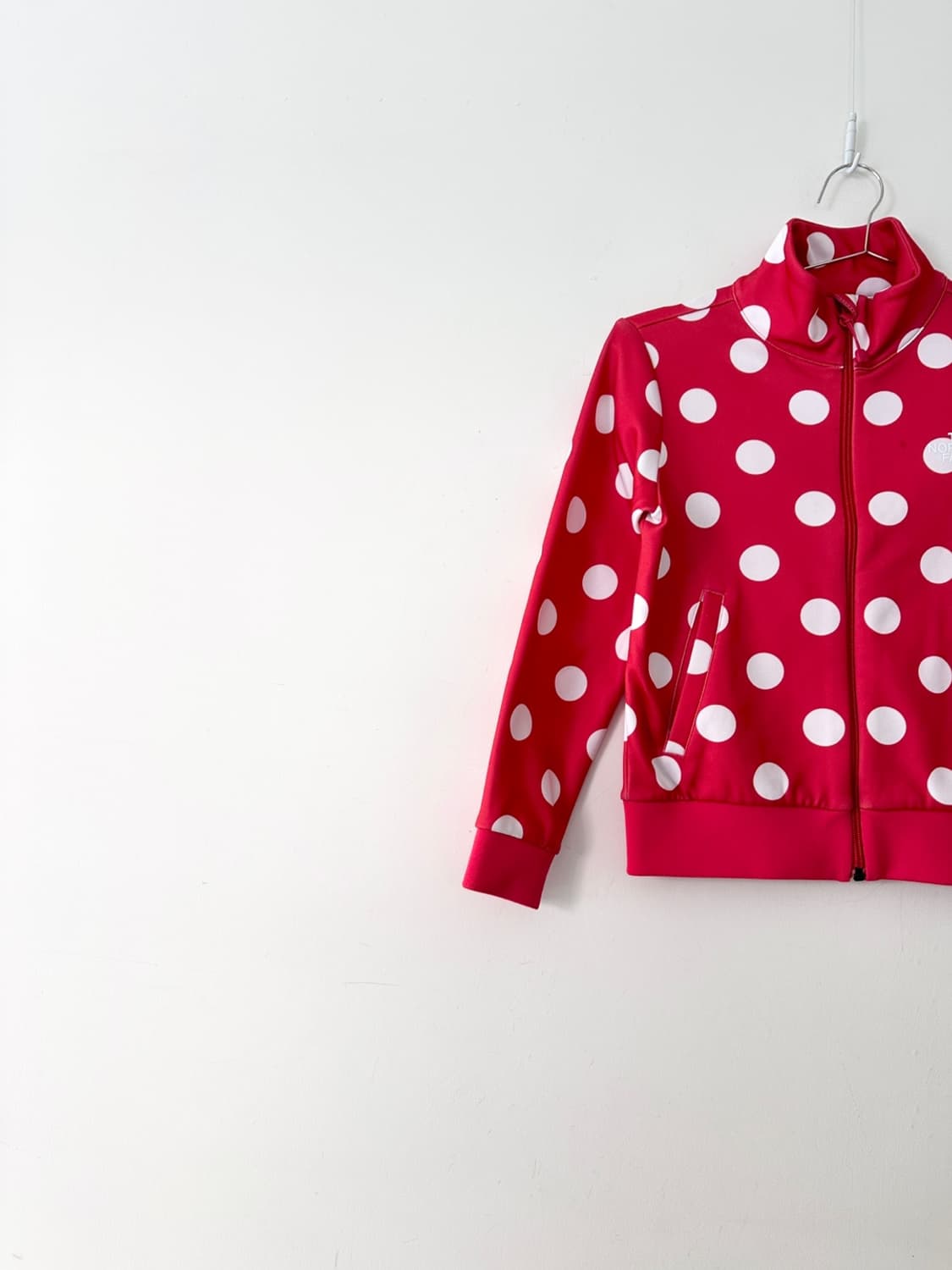 THE NORTH FACE Dot zip-up / red 상품이미지2