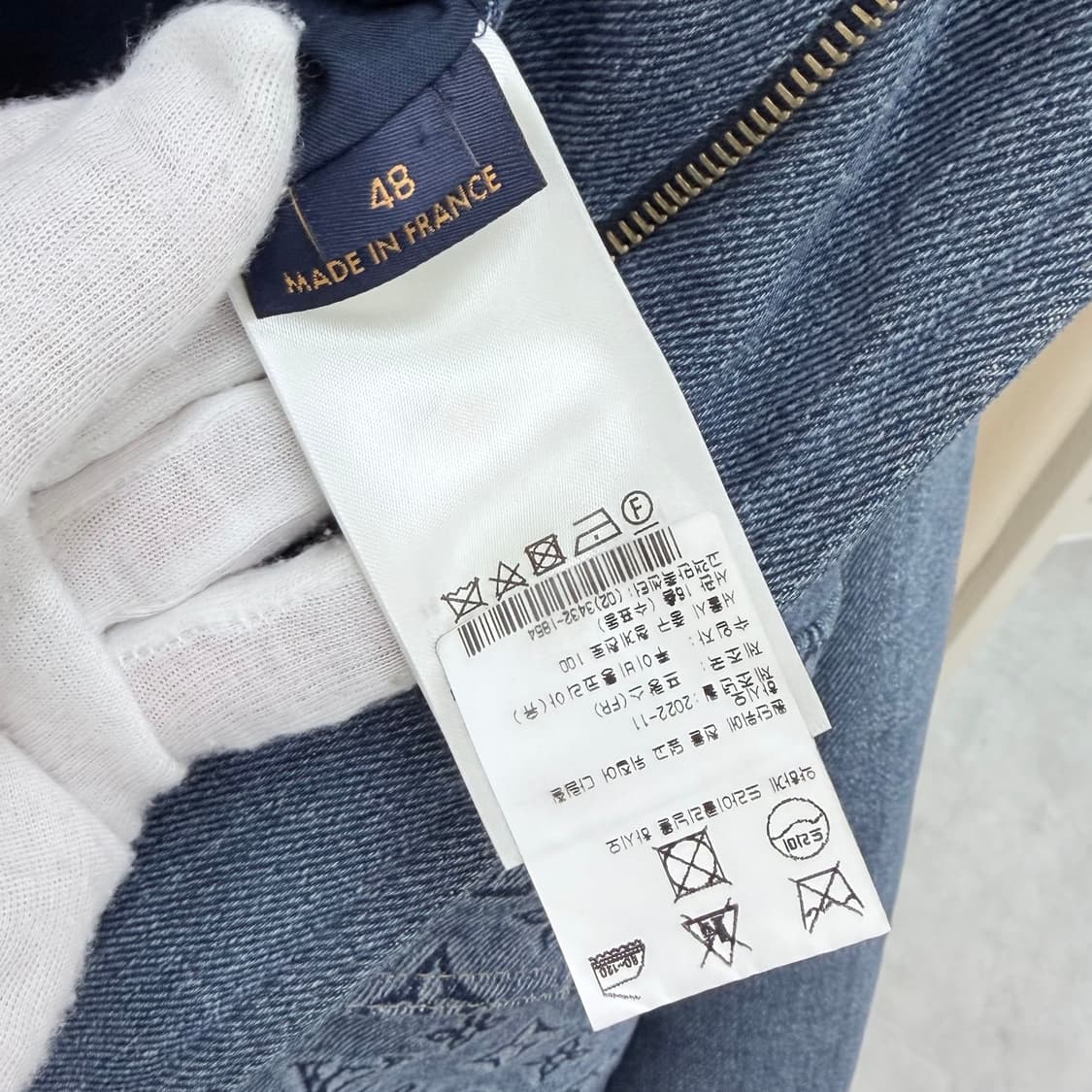 [S+급/48] 루이비통 모노그램 패디드 데님 패딩 자켓 상품이미지6