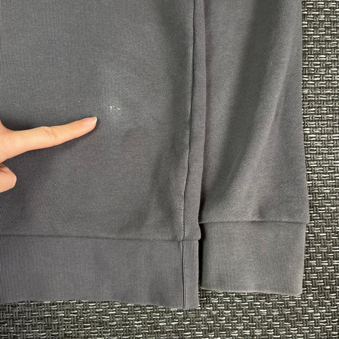 아디다스 에센셜 크루 로고자수 맨투맨 스웻셔츠 S 상품이미지5