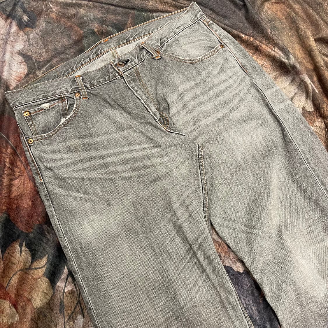 리바이스 553 워싱흑청진 36*32 상품이미지2