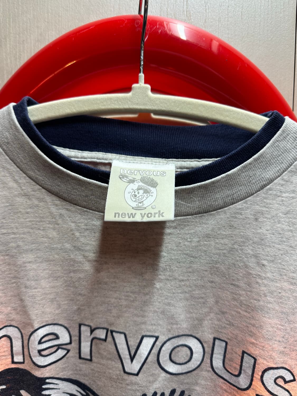 90s nervous records tshirt 상품이미지3