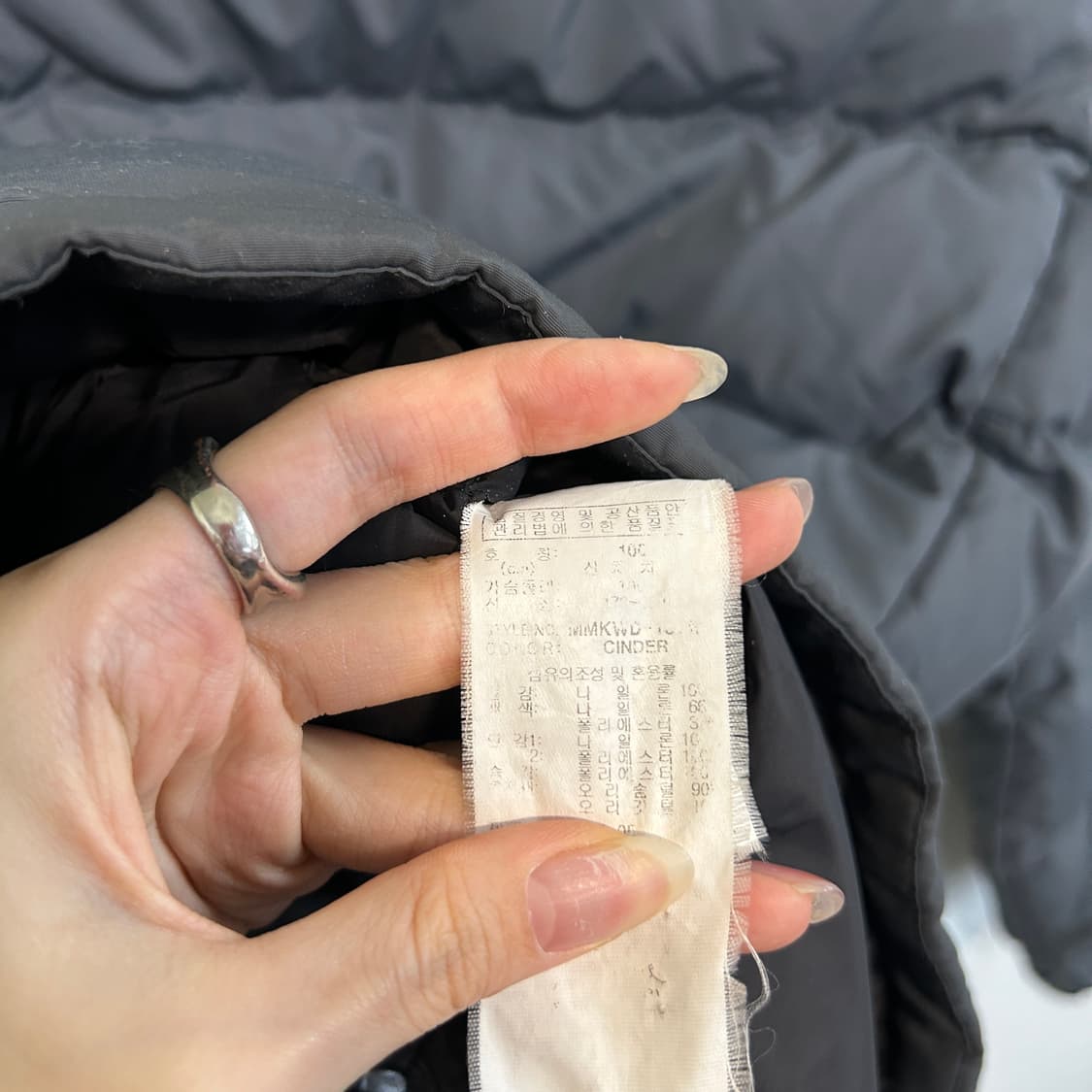 밀레 남성 덕다운 패딩 100  상품이미지4