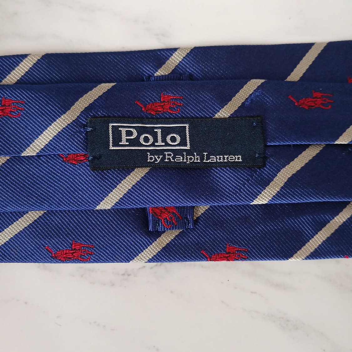 폴로 랄프로렌 스트라이프 포니 자수 넥타이 9.0cm A등급 E8759
 상품이미지5