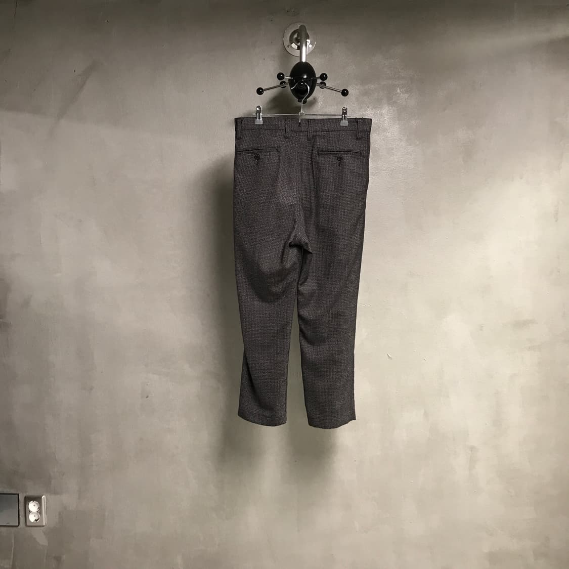 준야와타나베 잔체크 슬랙스 S 상품이미지4