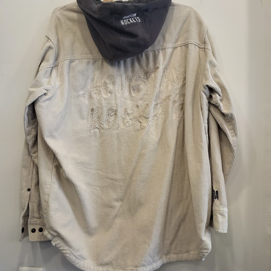 NBA 스트릿 후드 레이어드 골덴셔츠 상품이미지5