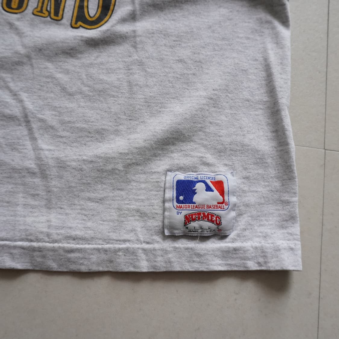 빈티지 90s 너트맥 MLB 피츠버그 파이레츠 티셔츠 XL 상품이미지3