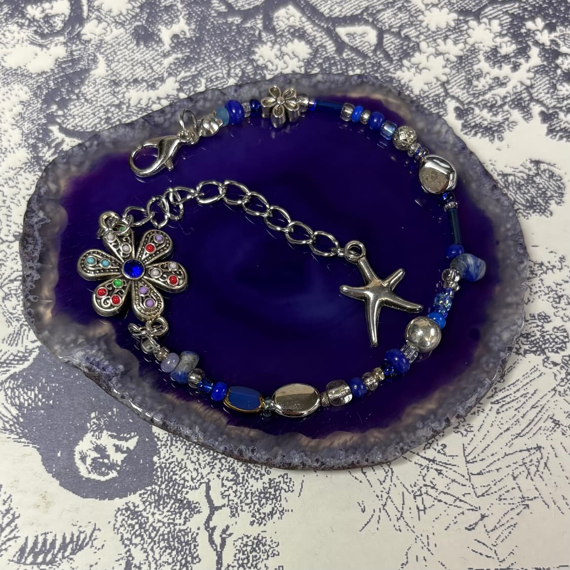 핸드메이드 비즈 팔찌 Bluebell 028 상품이미지5