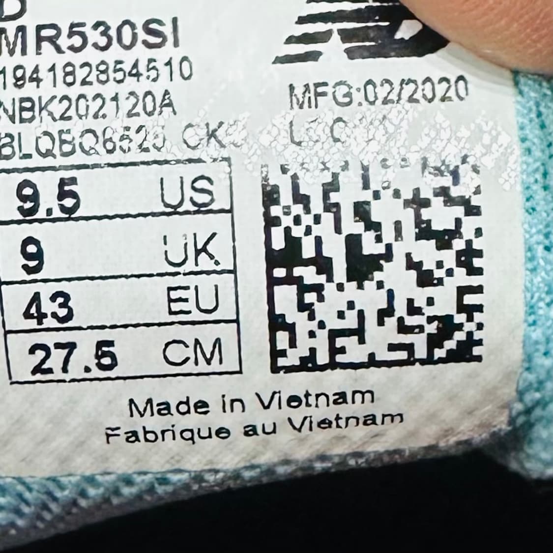 275) 뉴발란스 운동화 남성 남자 신발 530 화이트/형광 상품이미지9