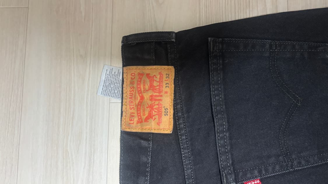 리바이스 505 블랙진 33 상품이미지1