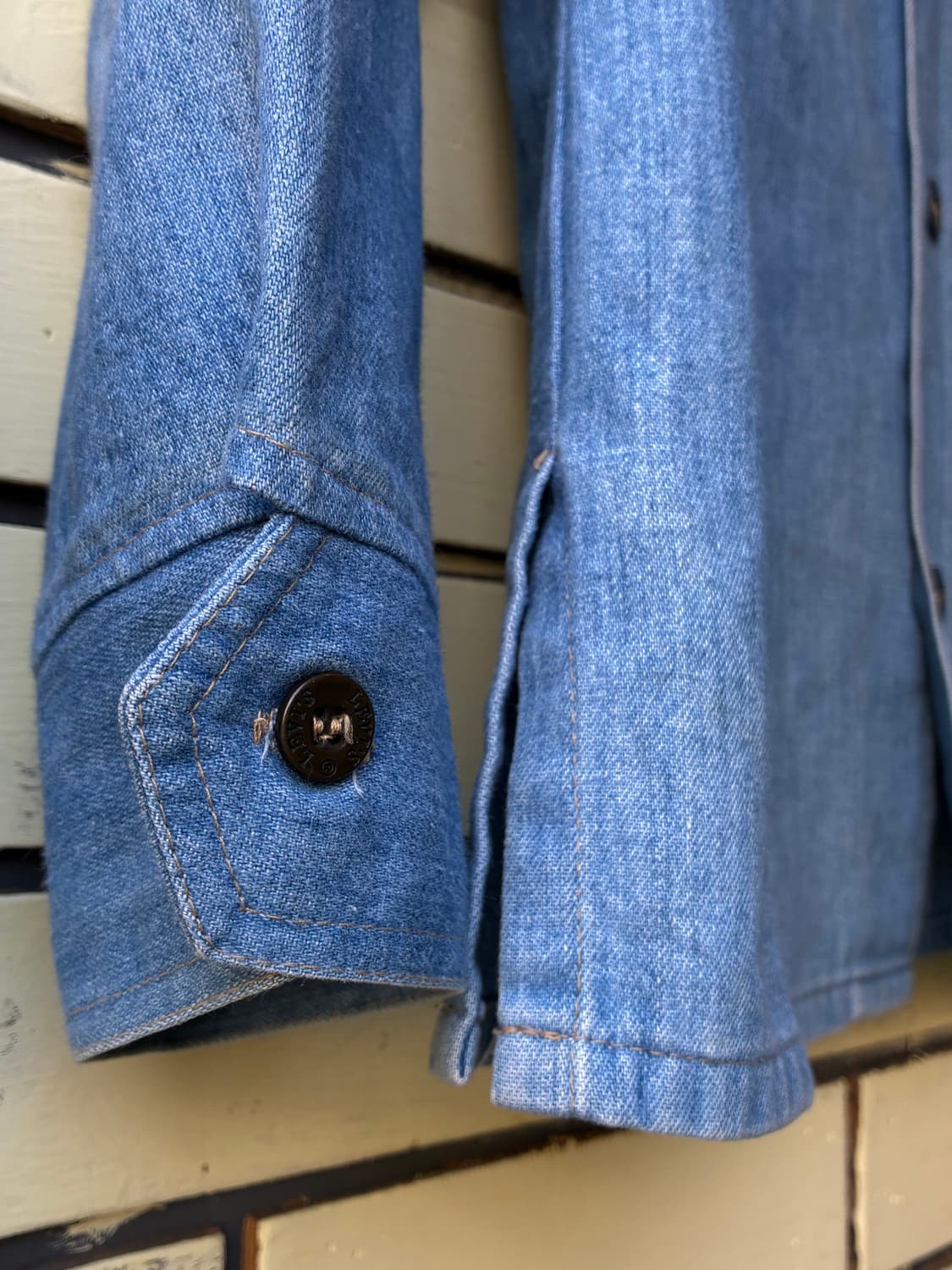 80s Levis Chambray Work Shirt 상품이미지8