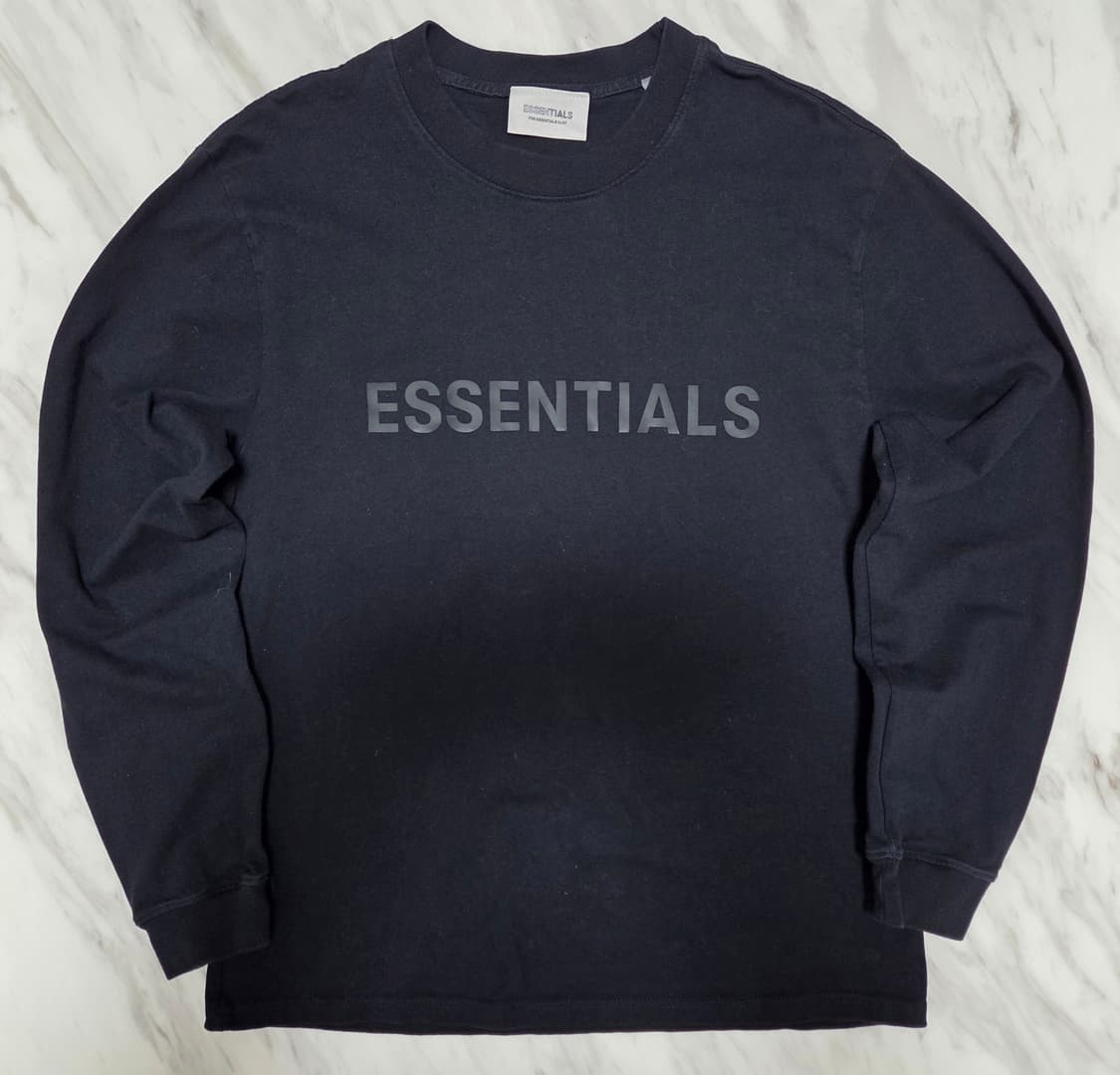 피오갓에센셜 블랙 롱 슬리브 상품이미지1