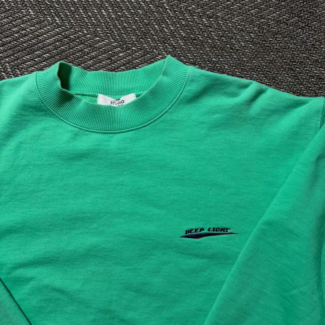 스튜디오톰보이 딥라이트 맨투맨 민트(Free) 상품이미지4