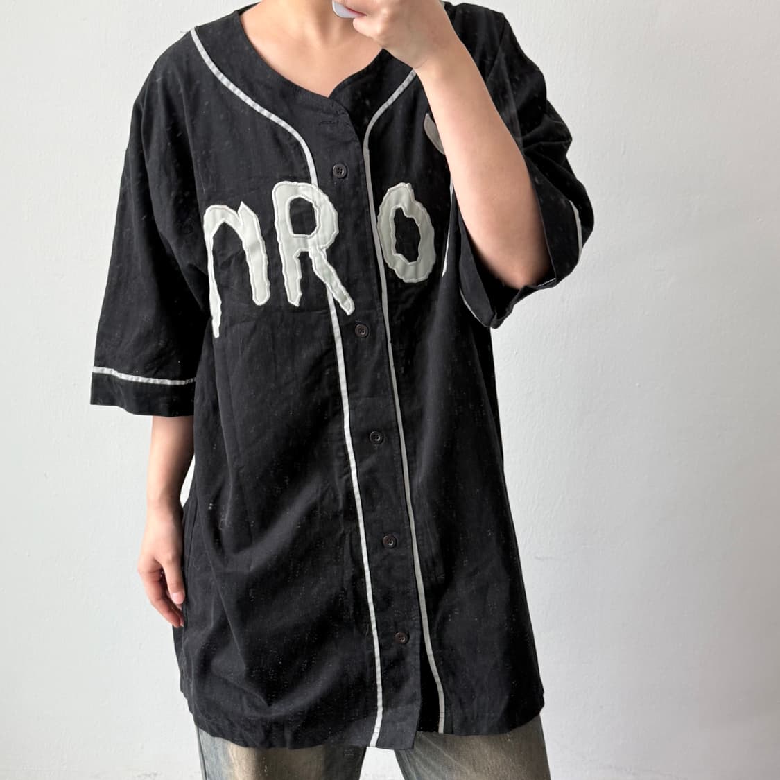 [XL] 콘 베이스볼 반팔 자켓 상품이미지2