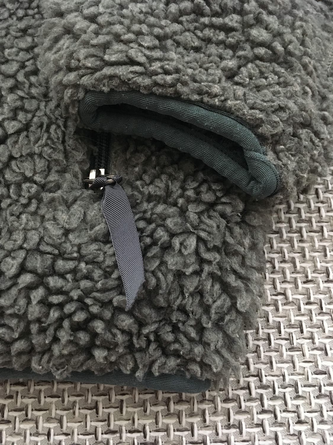 00s Asphalt grey classic retro deep pile 상품이미지6