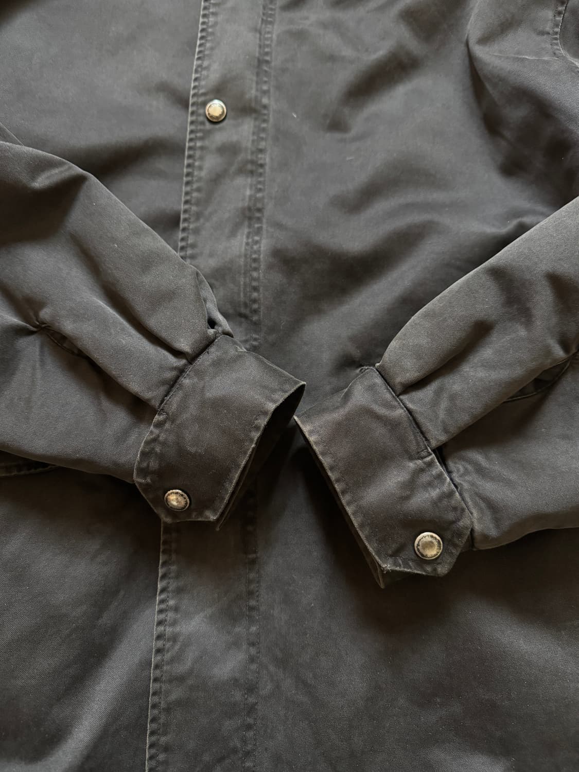 올드 Apc 아페쎄 프랑스제 블랙 몰스킨 후드 자켓 상품이미지3